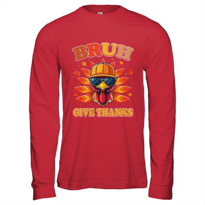 Funny Turkey Bruh Meme Thanksgiving For Boys Men Kids Shirt & Hoodie | teecentury