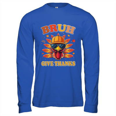 Funny Turkey Bruh Meme Thanksgiving For Boys Men Kids Shirt & Hoodie | teecentury