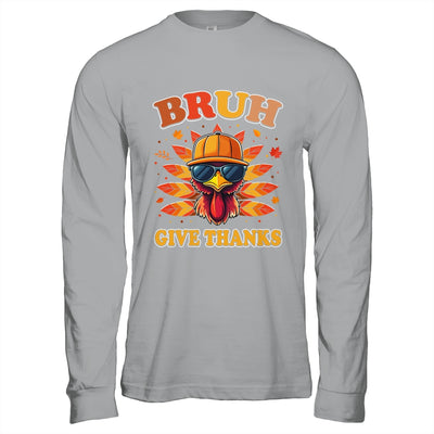 Funny Turkey Bruh Meme Thanksgiving For Boys Men Kids Shirt & Hoodie | teecentury