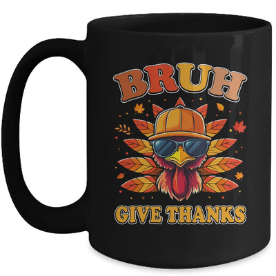 Funny Turkey Bruh Meme Thanksgiving For Boys Men Kids Mug | teecentury