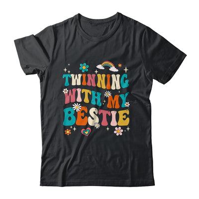 Funny Twin Matching Twins Day Friend Twinning With My Bestie Shirt & Tank Top | teecentury