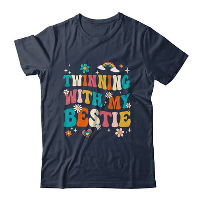 Funny Twin Matching Twins Day Friend Twinning With My Bestie Shirt & Tank Top | teecentury