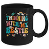 Funny Twin Matching Twins Day Friend Twinning With My Bestie Mug | teecentury