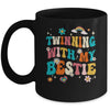 Funny Twin Matching Twins Day Friend Twinning With My Bestie Mug | teecentury