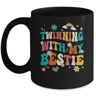 Funny Twin Matching Twins Day Friend Twinning With My Bestie Mug | teecentury
