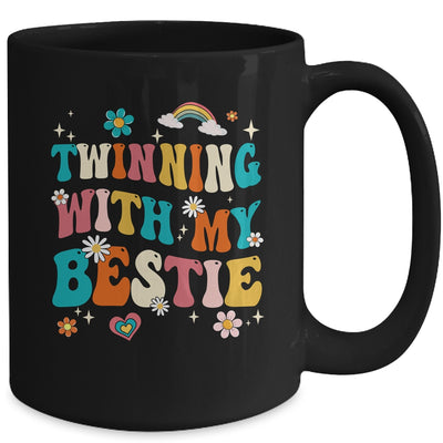 Funny Twin Matching Twins Day Friend Twinning With My Bestie Mug | teecentury