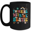 Funny Twin Matching Twins Day Friend Twinning With My Bestie Mug | teecentury