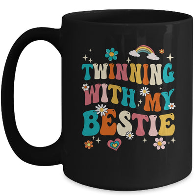 Funny Twin Matching Twins Day Friend Twinning With My Bestie Mug | teecentury