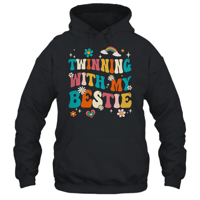 Funny Twin Matching Twins Day Friend Twinning With My Bestie Shirt & Tank Top | teecentury