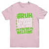 Funny Video Gamer Bruh I Paused My Game Teen Boys Gaming Youth Shirt | teecentury