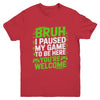 Funny Video Gamer Bruh I Paused My Game Teen Boys Gaming Youth Shirt | teecentury