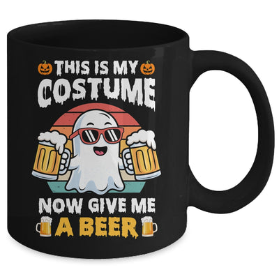 Funny Vintage Boo This Is My Halloween Costumes Adults Mens Mug | teecentury