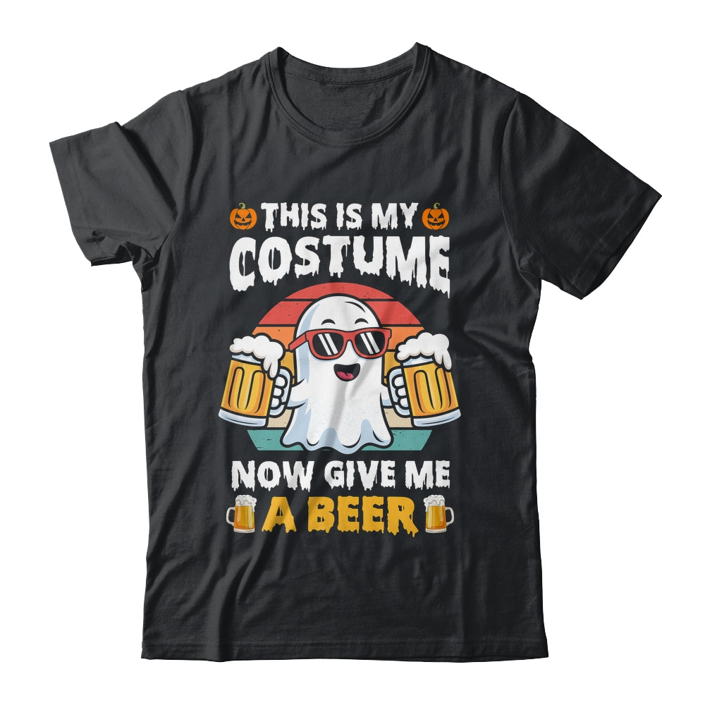 Funny Vintage Boo This Is My Halloween Costumes Adults Mens Shirt & Hoodie | teecentury