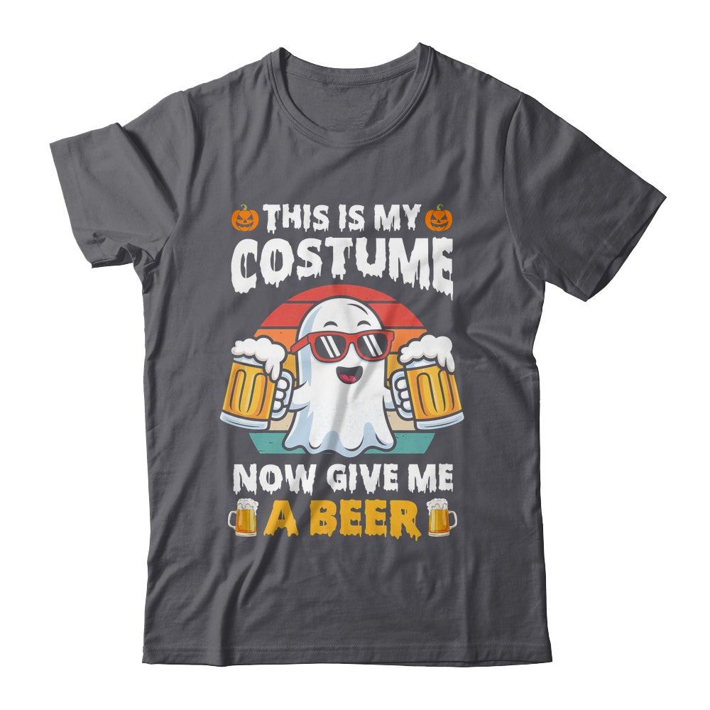 Funny Vintage Boo This Is My Halloween Costumes Adults Mens Shirt & Hoodie | teecentury