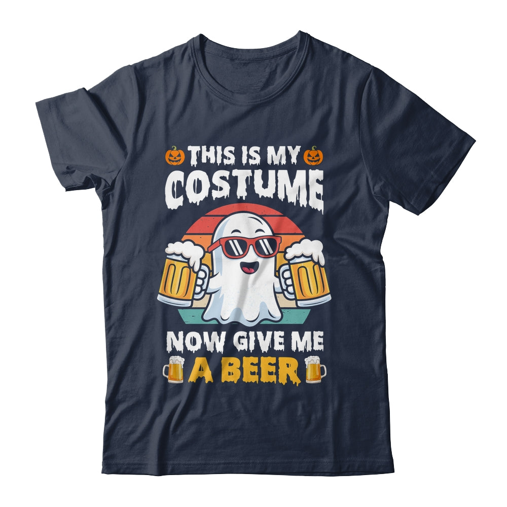 Funny Vintage Boo This Is My Halloween Costumes Adults Mens Shirt & Hoodie | teecentury