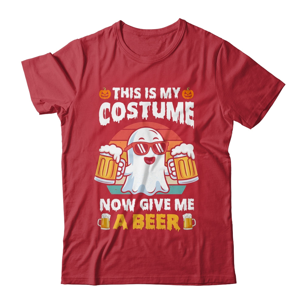 Funny Vintage Boo This Is My Halloween Costumes Adults Mens Shirt & Hoodie | teecentury