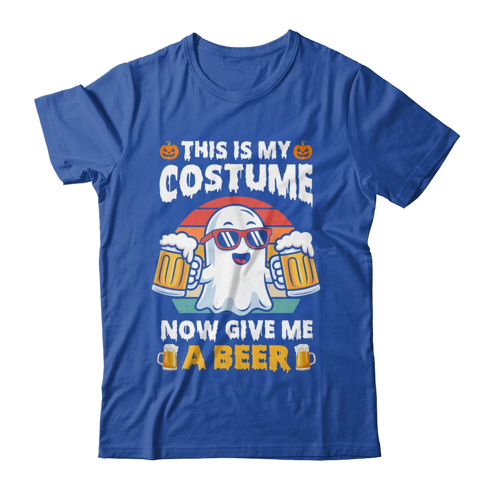 Funny Vintage Boo This Is My Halloween Costumes Adults Mens Shirt & Hoodie | teecentury