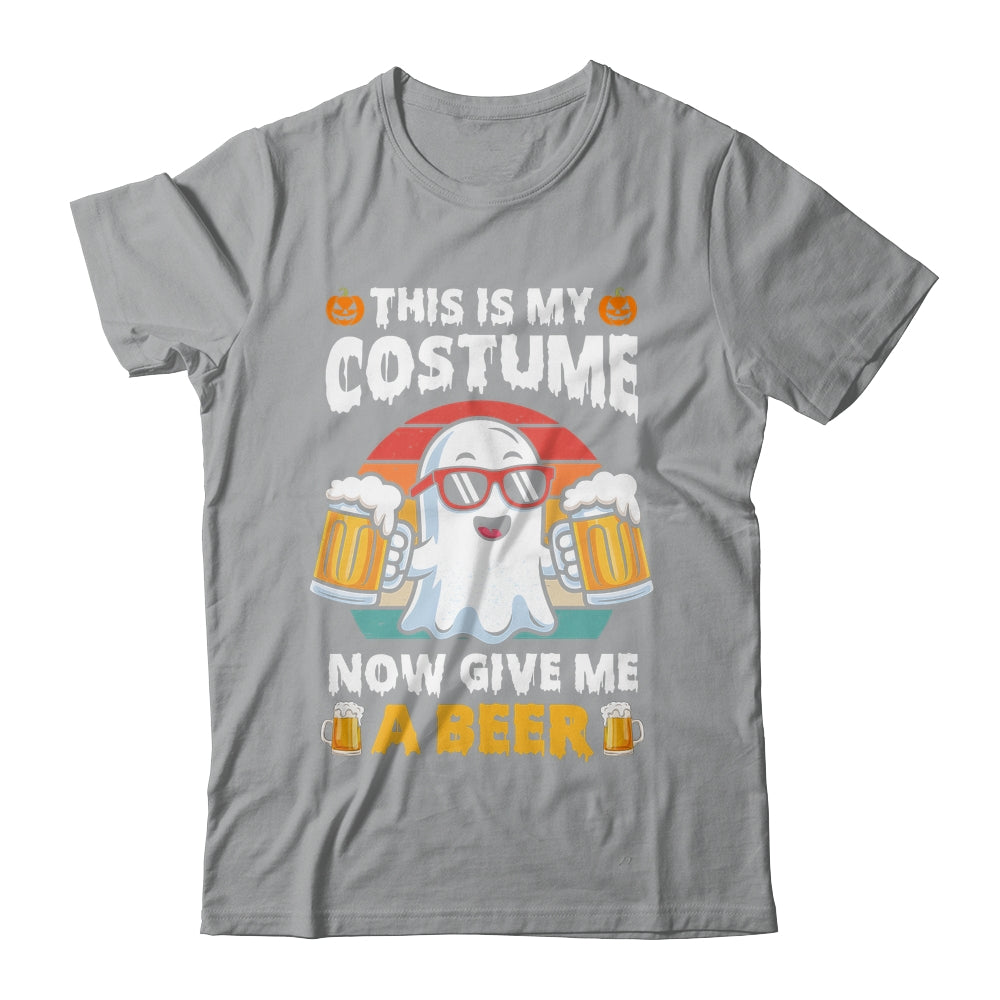 Funny Vintage Boo This Is My Halloween Costumes Adults Mens Shirt & Hoodie | teecentury