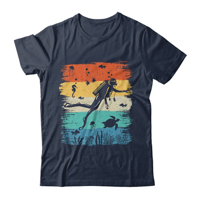 Funny Vintage Design Scuba Diving Dive Diver For Men Women Shirt & Tank Top | teecentury