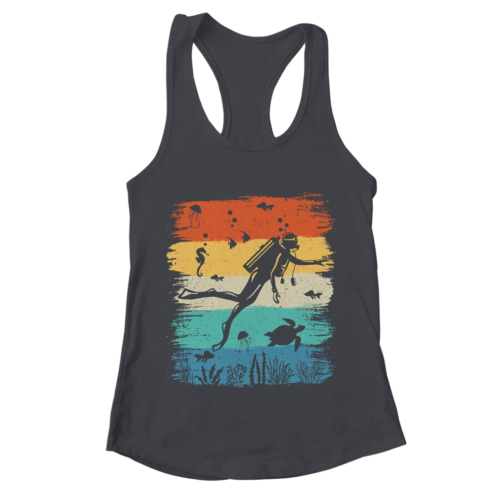 Funny Vintage Design Scuba Diving Dive Diver For Men Women Shirt & Tank Top | teecentury