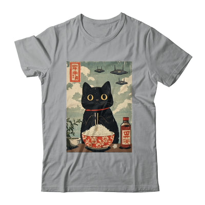 Funny Vintage Japanese Cute Cat UFOs Alien Men Women Kids Shirt & Tank Top | teecentury