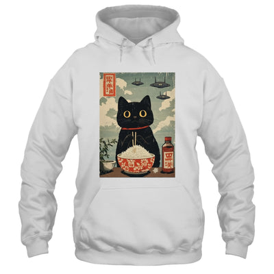 Funny Vintage Japanese Cute Cat UFOs Alien Men Women Kids Shirt & Tank Top | teecentury