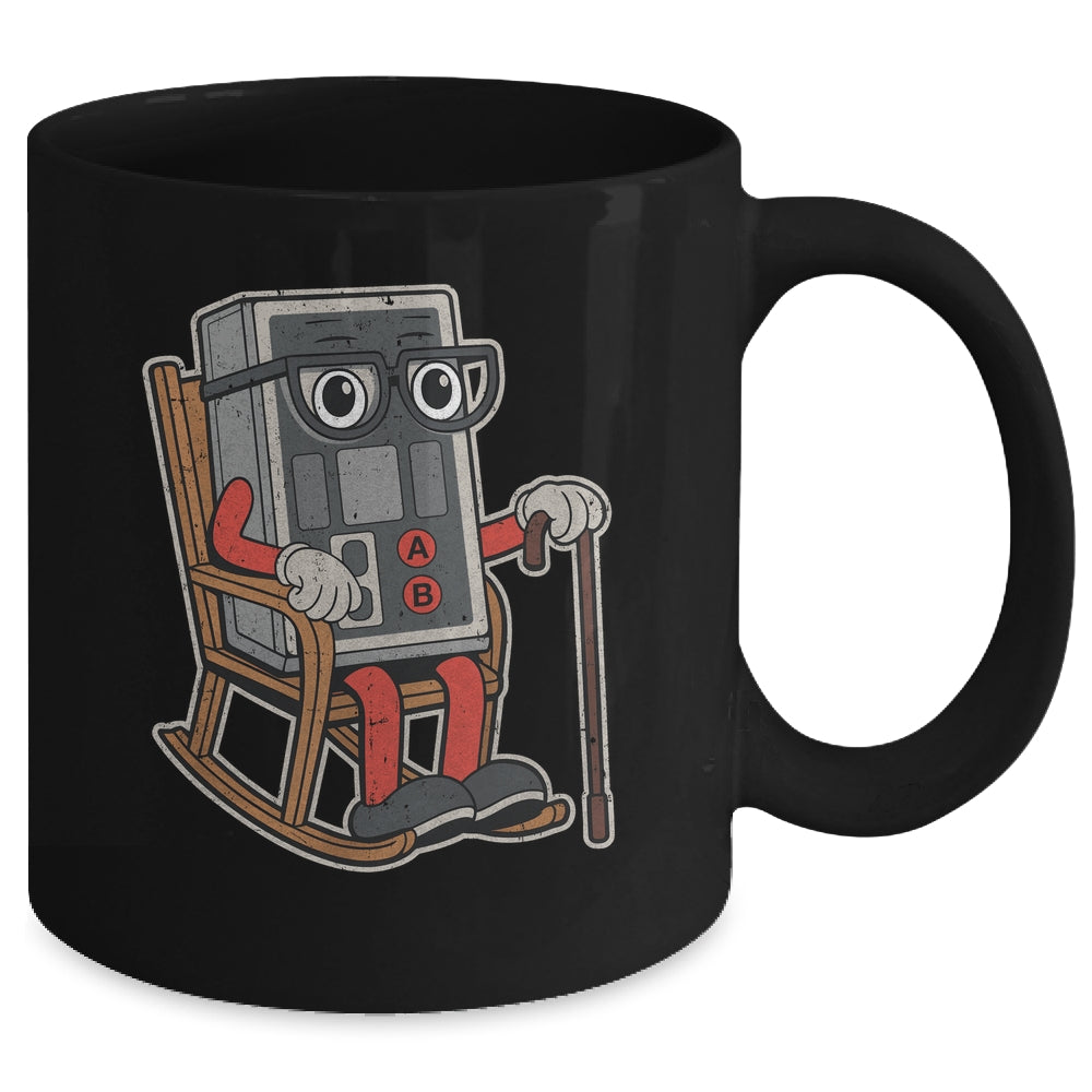 Funny Vintage Old Gamer Retro 80s 90s Video Game Old Gamer Mug | teecentury