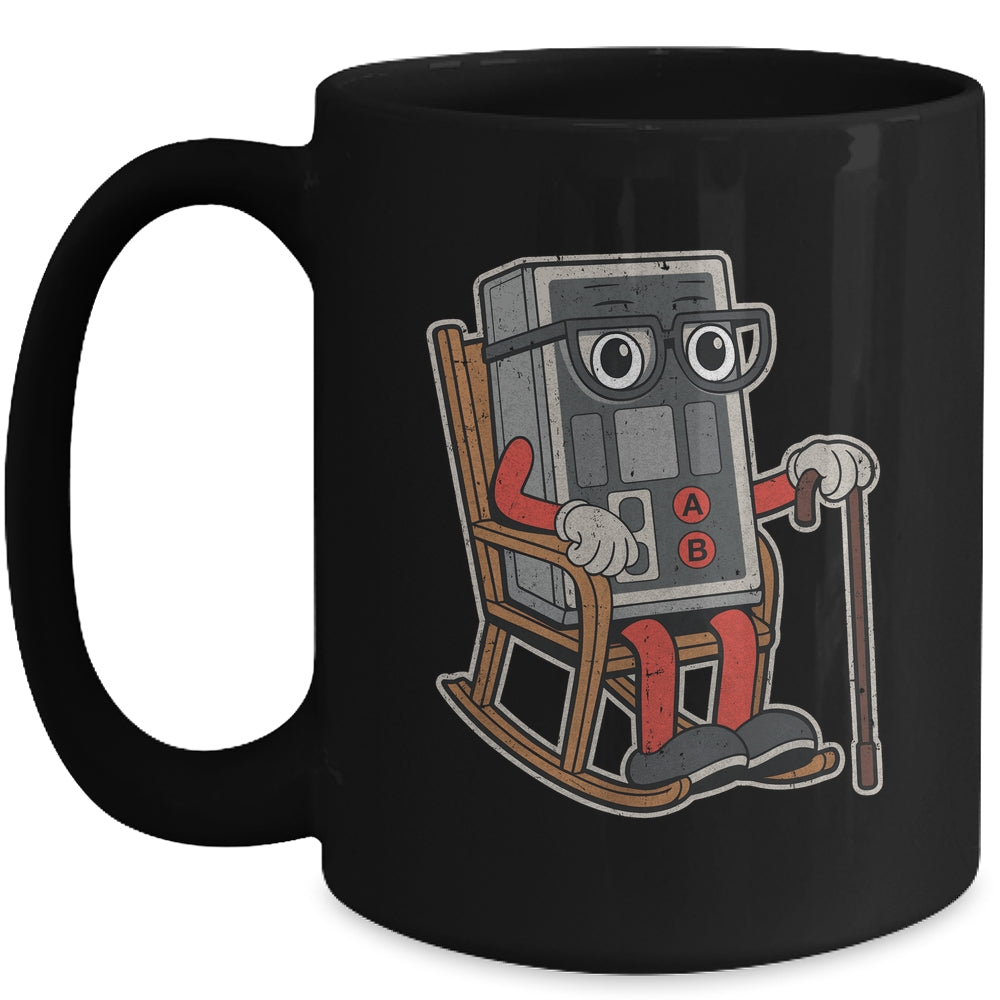 Funny Vintage Old Gamer Retro 80s 90s Video Game Old Gamer Mug | teecentury
