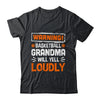 Funny Volleyball Grandma Warning Volleyball Will Yell Loudly Shirt & Tank Top | teecentury