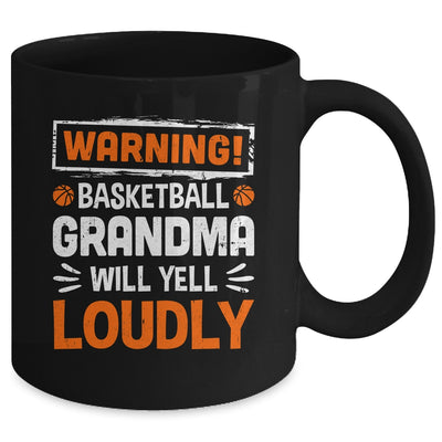 Funny Volleyball Grandma Warning Volleyball Will Yell Loudly Mug | teecentury
