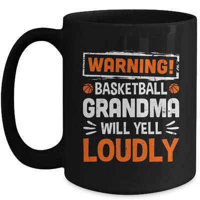 Funny Volleyball Grandma Warning Volleyball Will Yell Loudly Mug | teecentury