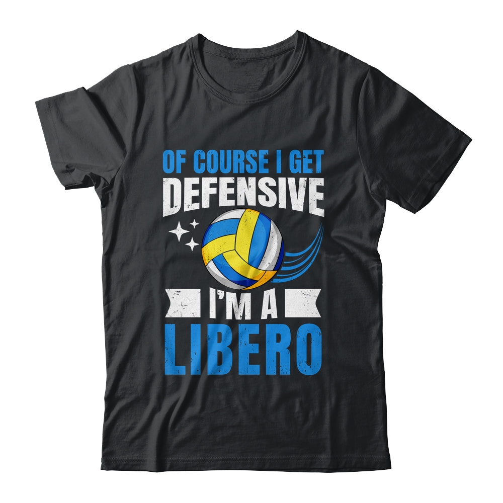 Funny Volleyball Player For Men Women Get Defensive Libero Shirt & Tank Top | teecentury