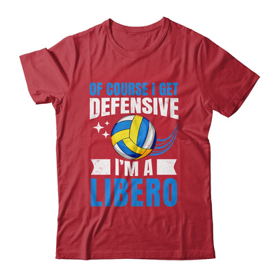 Funny Volleyball Player For Men Women Get Defensive Libero Shirt & Tank Top | teecentury
