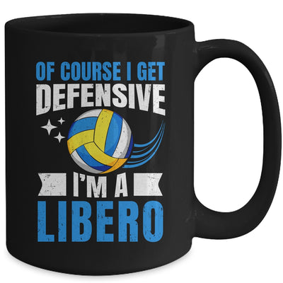 Funny Volleyball Player For Men Women Get Defensive Libero Mug | teecentury