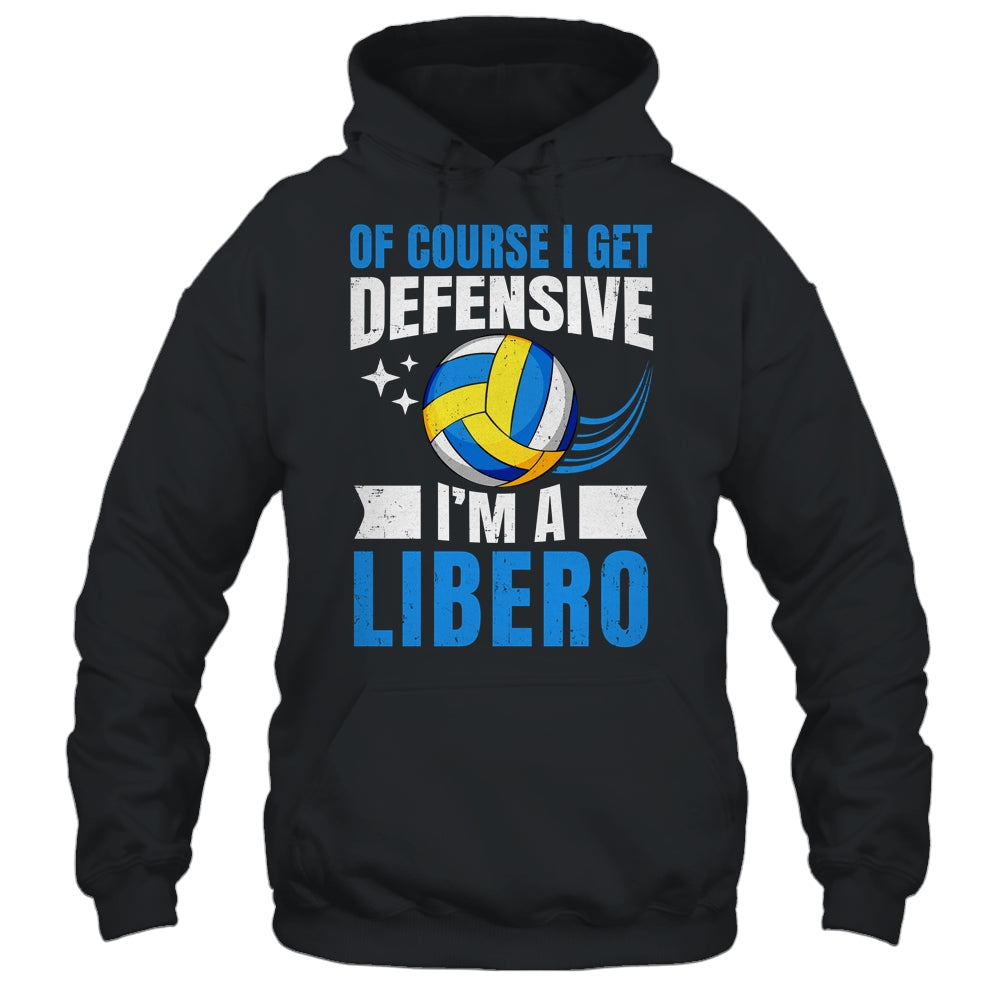 Funny Volleyball Player For Men Women Get Defensive Libero Shirt & Tank Top | teecentury