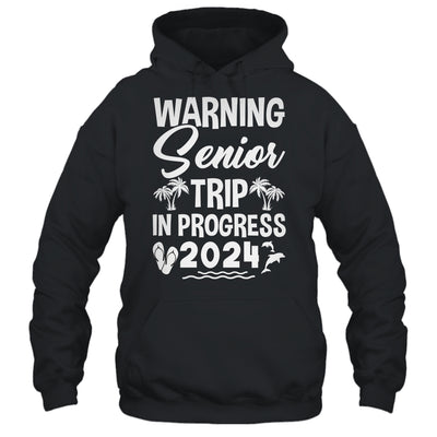 Funny Warning Senior Trip Class Of 2024 In Progress Matching Shirt & Tank Top | teecentury