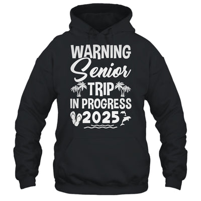 Funny Warning Senior Trip Class Of 2025 In Progress Matching Shirt & Tank Top | teecentury