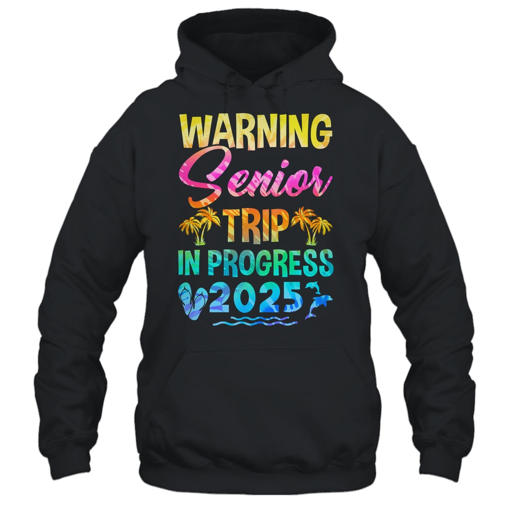 Funny Warning Senior Trip Class Of 2025 In Progress Retire Shirt & Tank Top | teecentury