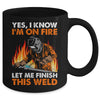 Funny Welder Design For Men Funny Welding Finish This Weld Mug | teecentury