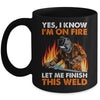 Funny Welder Design For Men Funny Welding Finish This Weld Mug | teecentury