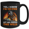 Funny Welder Design For Men Funny Welding Finish This Weld Mug | teecentury