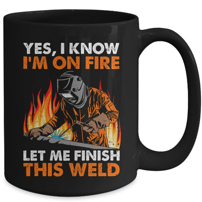 Funny Welder Design For Men Funny Welding Finish This Weld Mug | teecentury