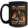 Funny Welder Design For Men Funny Welding Finish This Weld Mug | teecentury