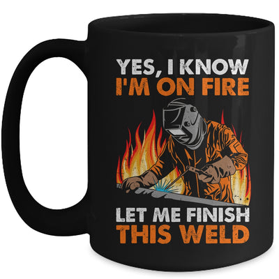 Funny Welder Design For Men Funny Welding Finish This Weld Mug | teecentury