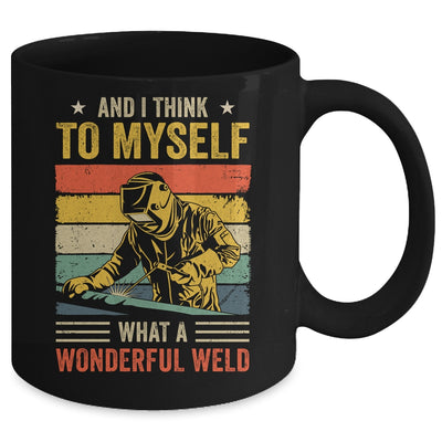 Funny Welding For Men Dad Blacksmith Worker Wonderful Weld Mug | teecentury
