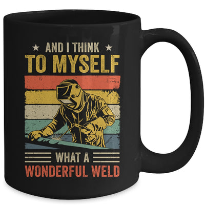 Funny Welding For Men Dad Blacksmith Worker Wonderful Weld Mug | teecentury