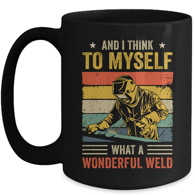 Funny Welding For Men Dad Blacksmith Worker Wonderful Weld Mug | teecentury