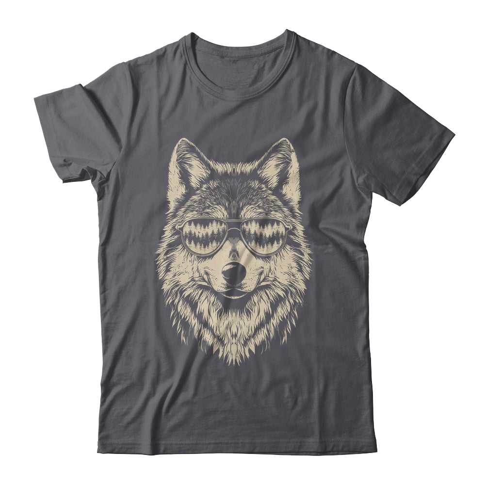 Funny Wolf Cool Rock And Roll Graphic Sunglasses Shirt & Hoodie | teecentury