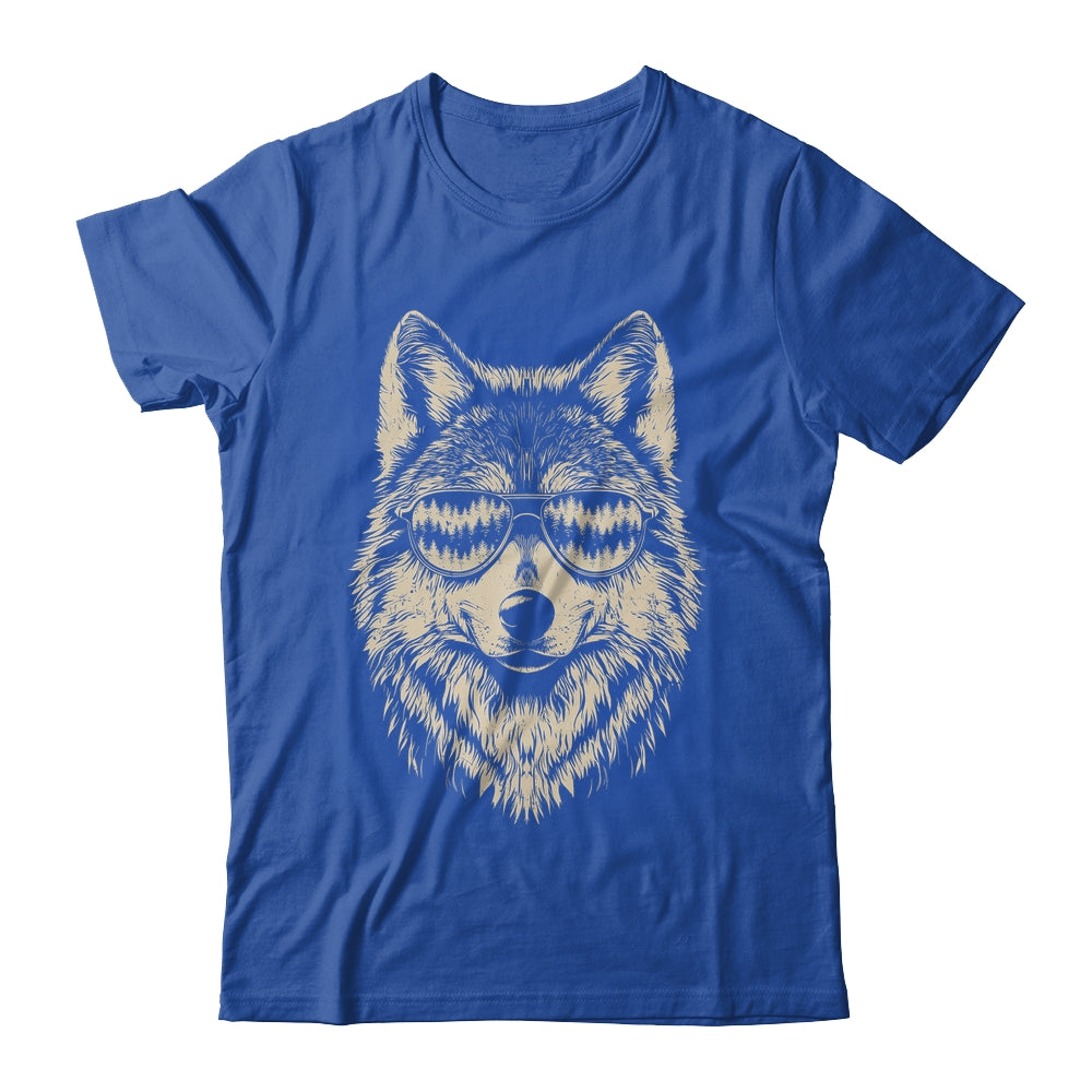 Funny Wolf Cool Rock And Roll Graphic Sunglasses Shirt & Hoodie | teecentury