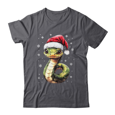 Funny Xmas Snake Lovers Christmas Snake Santa Hat Men Women Shirt & Sweatshirt | teecentury